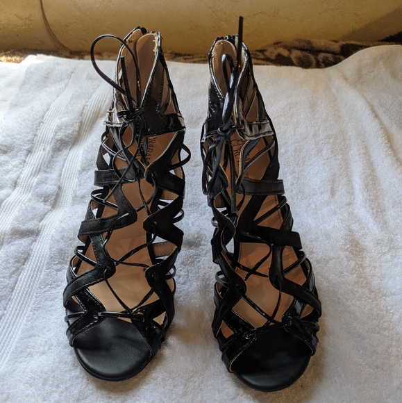 Prabal Gurung for Target Cage Strappy Gladiator Heels 6.5 - Picture 3 of 7